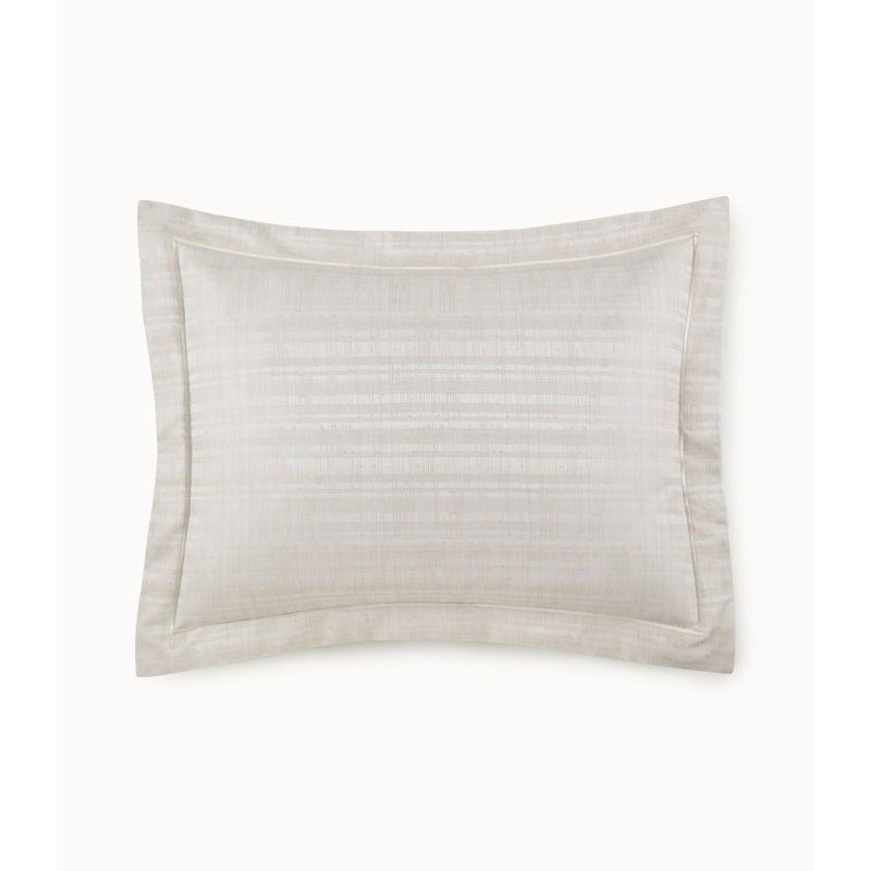 Biagio Cotton Lumbar Pillow, Bolster, 9" x 28", Pearl