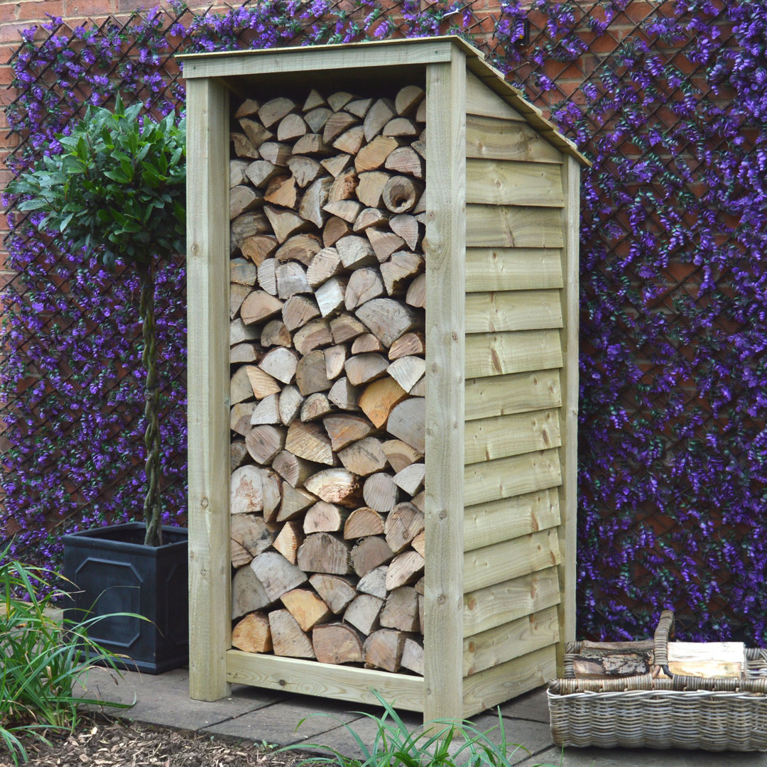 3 Ft. x 3 Ft. Wood Log Store