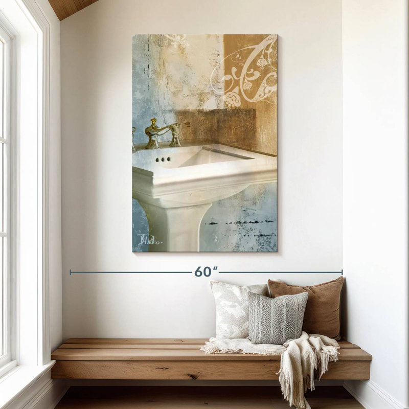 Senne salle de bain et ornements II, H 48 po x l 32 po
