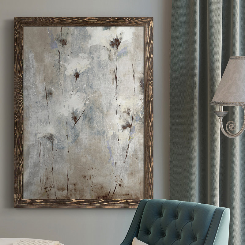 Disean ICI TODAY, GONE TOMORROW, reproduction d'art sur toile encadrée, H 37,5 po x l 27,5 po x P 1 po, Noyer