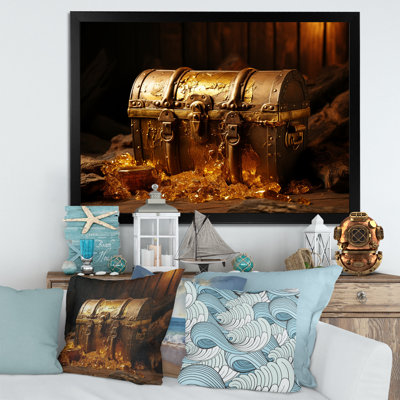 Pirates Gold treasure 1 - Pirate Canvas Prints