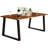 Serna 8 - Person Acacia Solid Wood Patio Dining Set Rectangular Table