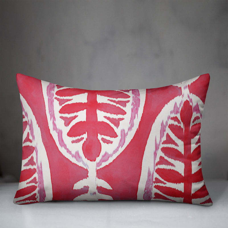 Outdoor Rectangular Pillow Cover & Insert, Pink