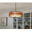 Luminaire suspendu tambour simple 4 lumières Bashir