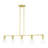 Grogan 5 - Light Steel Dimmable Kitchen Island Chandelier-414771737
