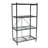 Origami 4 Tier Multipurpose Folding Storage Organizing Rack with Wheels-109920397