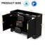 Base de meuble-lavabo double 48 po, lavabo non inclus-122621515