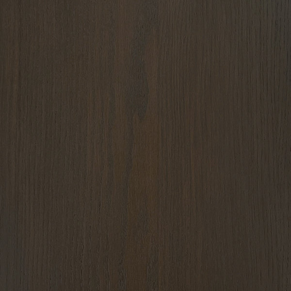 Lisse Upholstered Dining Chair, Ebony Leather, Taupe Oak