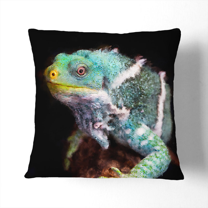 Square Throw Cushion, 40cm H x 40cm W x 15cm D, Black