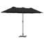 Garden Parasol Polyester and Aluminium Outdoor Shade UV Sun Protection-1543355936