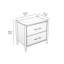 Table de chevet 2 tiroirs Josiah