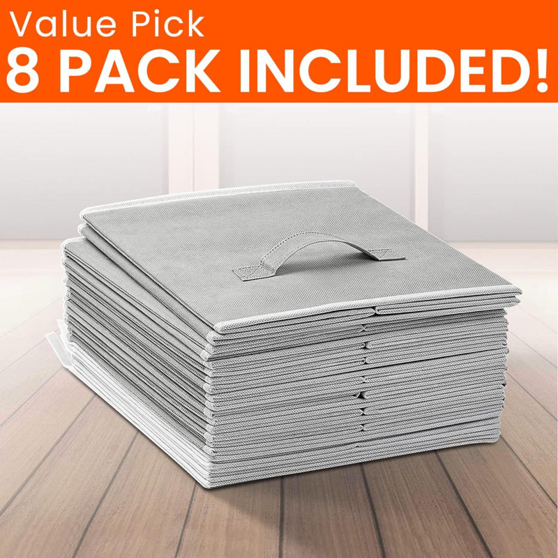 Storage Cubes  Heavy Duty Fabric Storage Bins For Closet Cube Organizer Collapsible Cube Storage Bins Baskets For Organizing Clothes Blankets