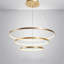 Grand lustre ultra moderne à anneaux DEL en laiton brossé 39 po-1725684962