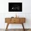 Ours polaires et constellations nocturnes, paysage abstrait contemporain, affiche murale nature-1498642045