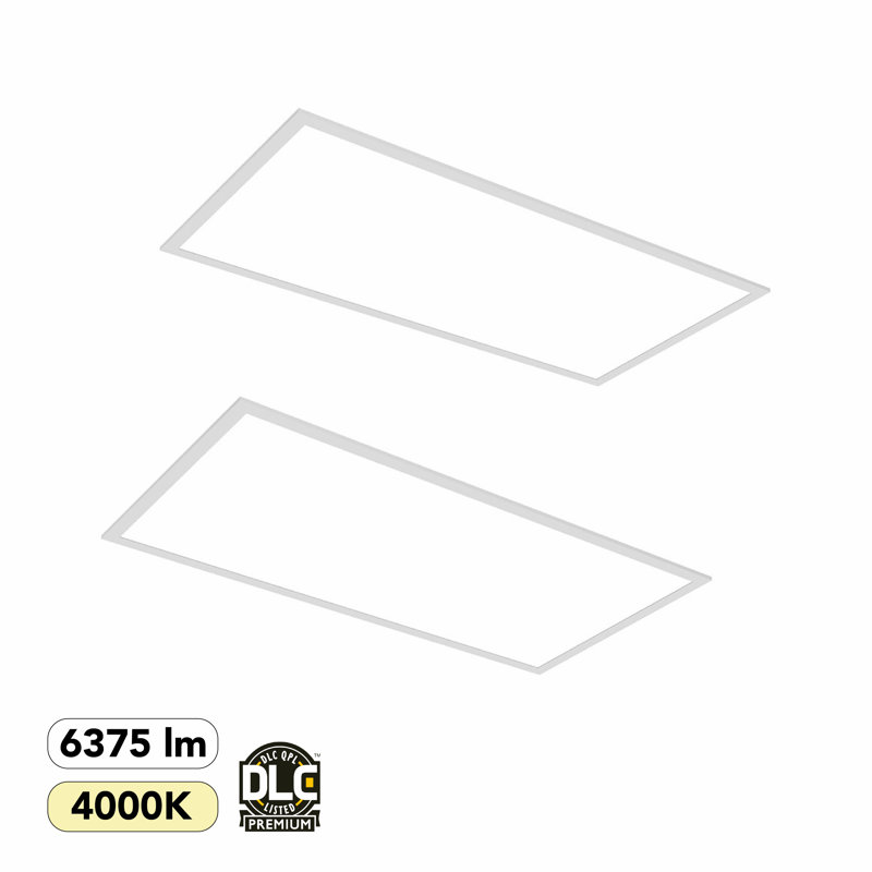 Troffer à intensité variable 2 pi x 4 pi, 6 375 lumens, 4 000 K