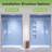 56"-60" W x 76" H Single Sliding Frameless Shower Door with 3/8" (10mm) Crystal Clear Tempered Glass-120944453