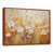 Toile brune avec cadre flottant