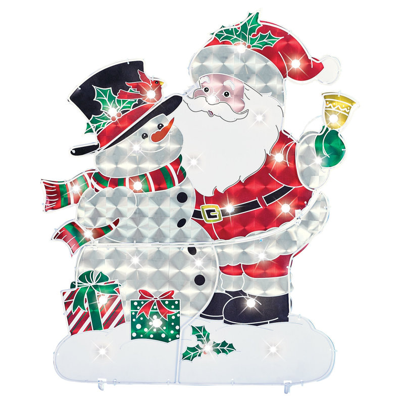 Piquet de jardin du père Noël