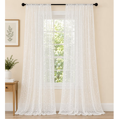 Borba Sheer Curtain Single Panel