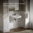Pinoir Vitreous China 22" Wall Mount Bathroom Sink with Overflow-124967449-10940207