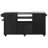 K&K 66.5" Outdoor Kitchen Island For Big Green Egg Grills, Solid Wood Outdoor Grill Cart For Tabletop Grill With Stainless Steel Top, Drawer, Compatible With Large Big Green Egg, Kamado Joe- Black-366346320