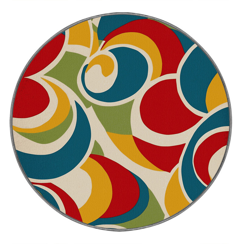 Spirited Glow Rug, Round 3'