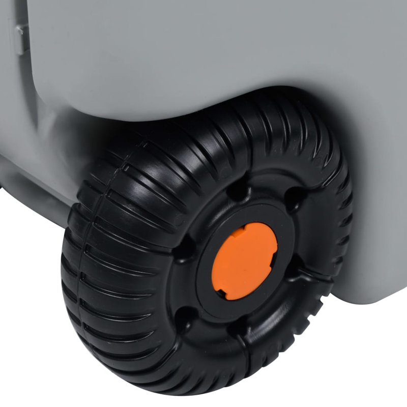 Dakota Fields Wheeled Plastic Rain Barrel