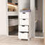 Armoire de rangement moderne peinte aux rayons UV avec tiroirs spacieux, durable et assemblée sans effort pour une organisation optimale