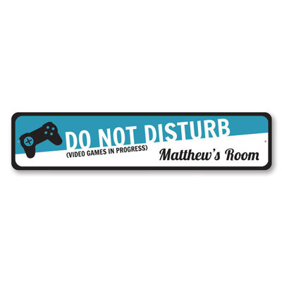 Video Game Metal Sign
