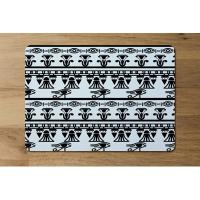Armen Polyester-Coated Hardboard Geometric Rectangle Placemat