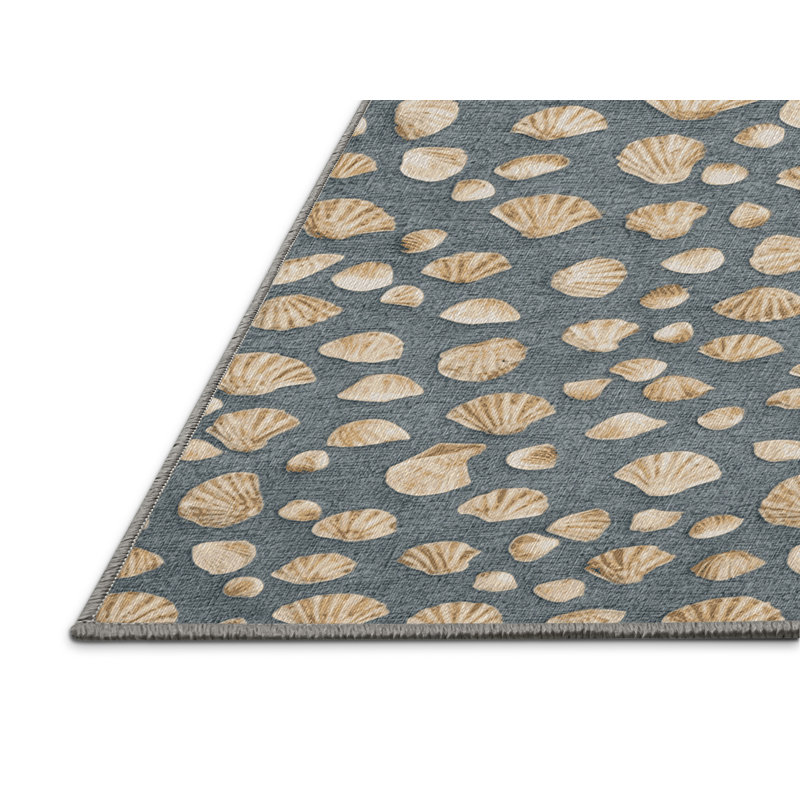 Tapis bord de mer lavable, Rectangle 5 pi x 7 pi