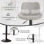 Tabouret de comptoir pivotant à hauteur réglable avec repose-pieds-110368784