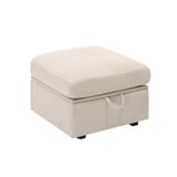Modular Sofa With Memory Foam Cushions And Movable Seats