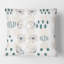 Motif géométrique abstrait moderne - Coussin Mid-Century-197088193
