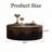 38.97" Round Coffee Table with Pedestal Base-2095098437