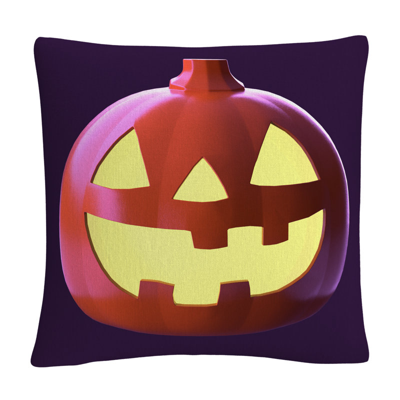 Coussin décoratif ABC 3D Jack O Lantern