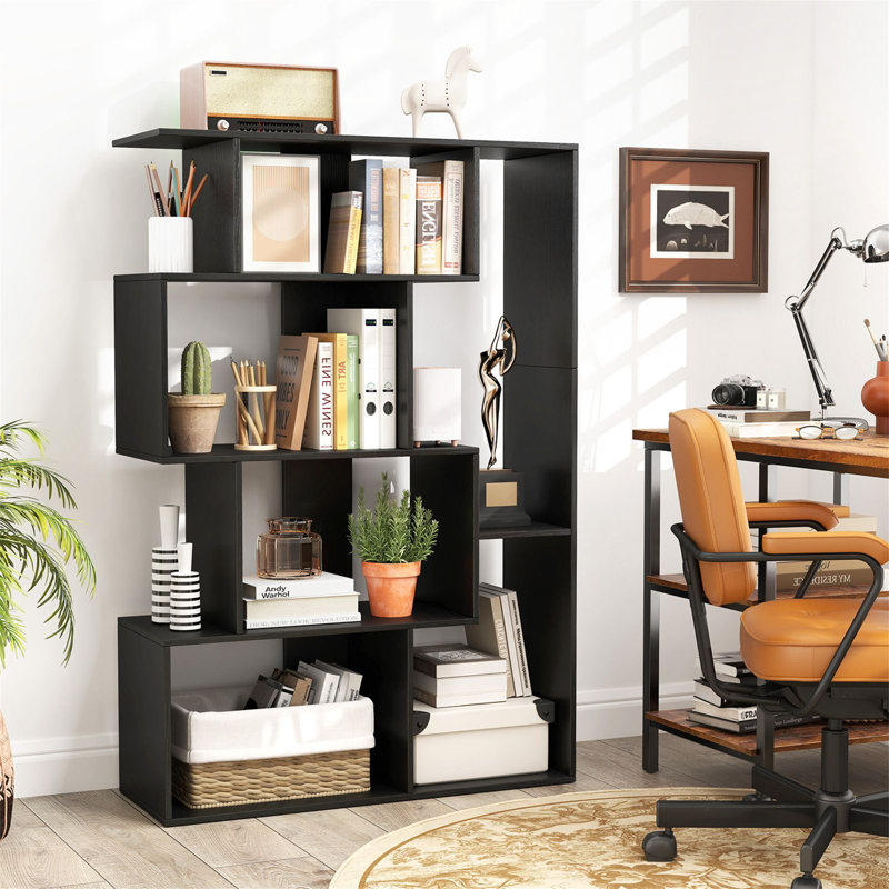 119cm H x 30cm W Standard Bookcase, Black