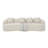 Curved Modular Sectional Sofa In Lamb's Wool Fabric, Modern Minimalist Style, Compressed (No Assembly Required), Comfy For Living Room & Bedroom-2050230561