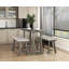 Mobilier de salle à manger de cuisine à hauteur de comptoir de 1 po