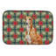 Tapis de séchage Red Greyhound Christmas PoinsettIas-119904780