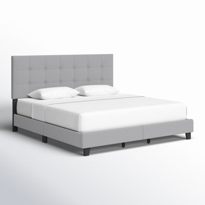 Lit plateforme tapissier Anding