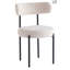 Ensemble de 2 chaises Bertie en métal et blanc Bertie-960633733
