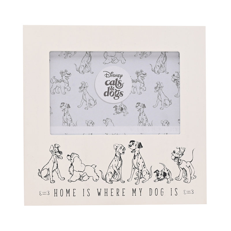 Disney Cats & Dogs Photo Frame Home Is Where My Dog Is 6" x 4"