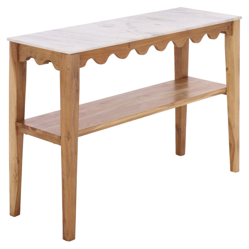 Zemfira Marble Console Table