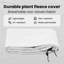 Vidaxl Frost Protection Plant Fleece Covers 5 Pcs White 1.55 X 1.55 M-121122481-121122464