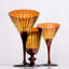 Prism Wine Glasses (Set of 4) - Amber/Honey-1822032767