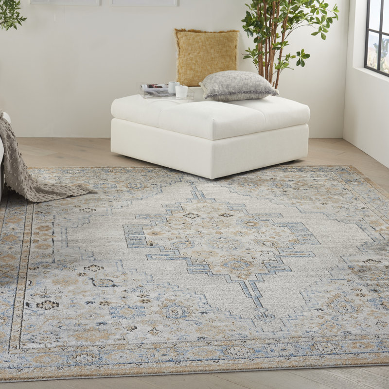 Oriental Indoor Rug, Rectangle 7'10" x 9'10"