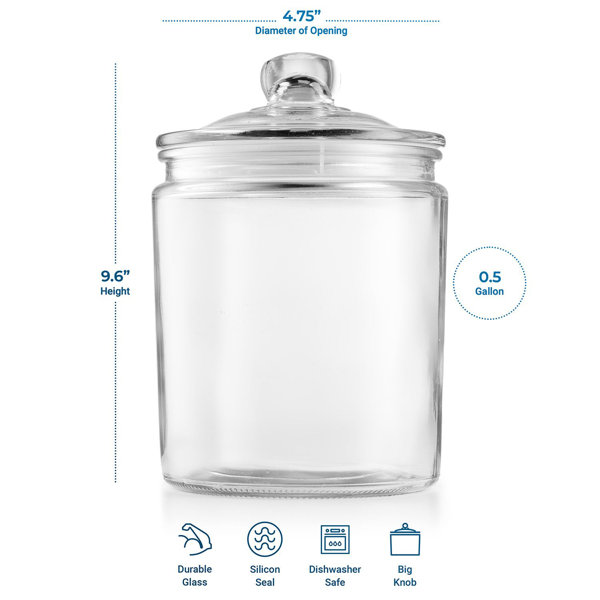 Household Essentials Large Mason Jar, 6 pack - Macy's