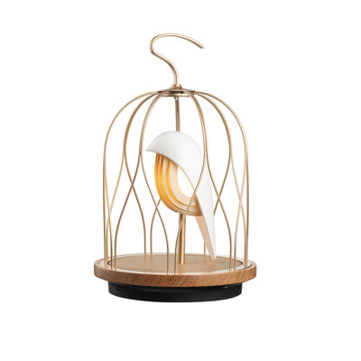 Haut-parleur Bluetooth + lumière JINGoo blanc ivoire