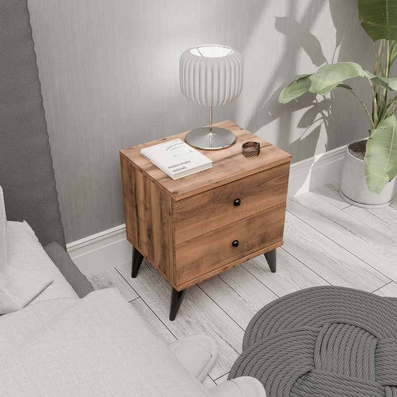 Eck Nightstand, Brown